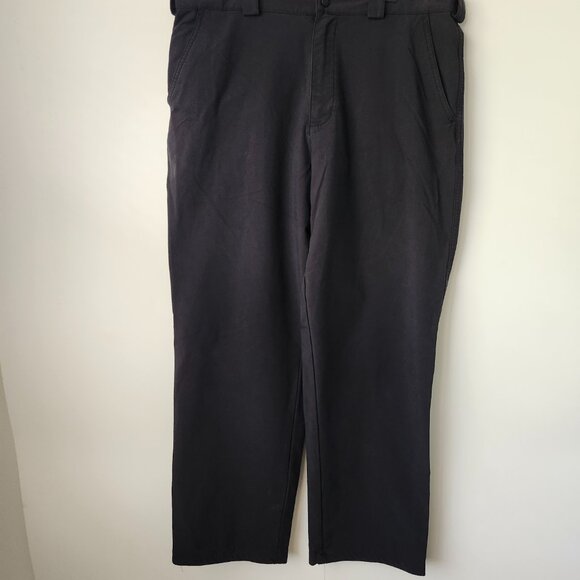 Duluth Trading Company Black Chino Hiking Pants Size 36 X 32 - Picture 1 of 3